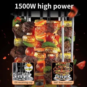 Electric Rotating BBQ Machine Grill Kebab Machine