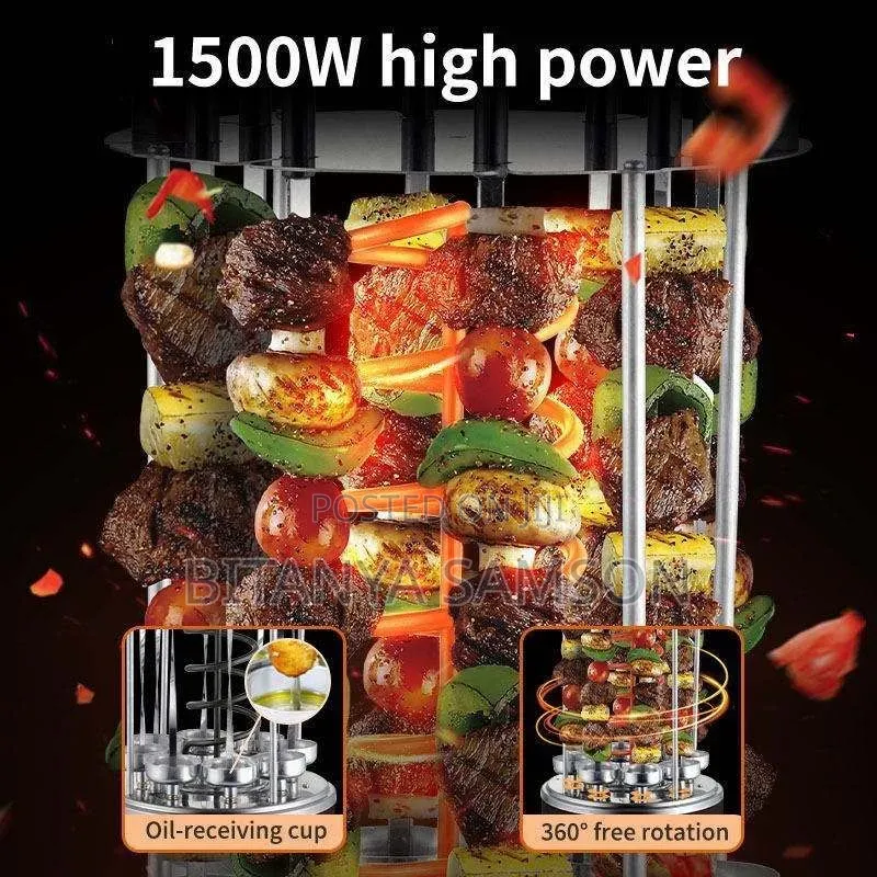 Electric Rotating BBQ Machine Grill Kebab Machine