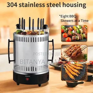 Electric Rotating BBQ Machine Grill Kebab Machine