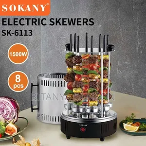 Electric Rotating BBQ Machine Grill Kebab Machine