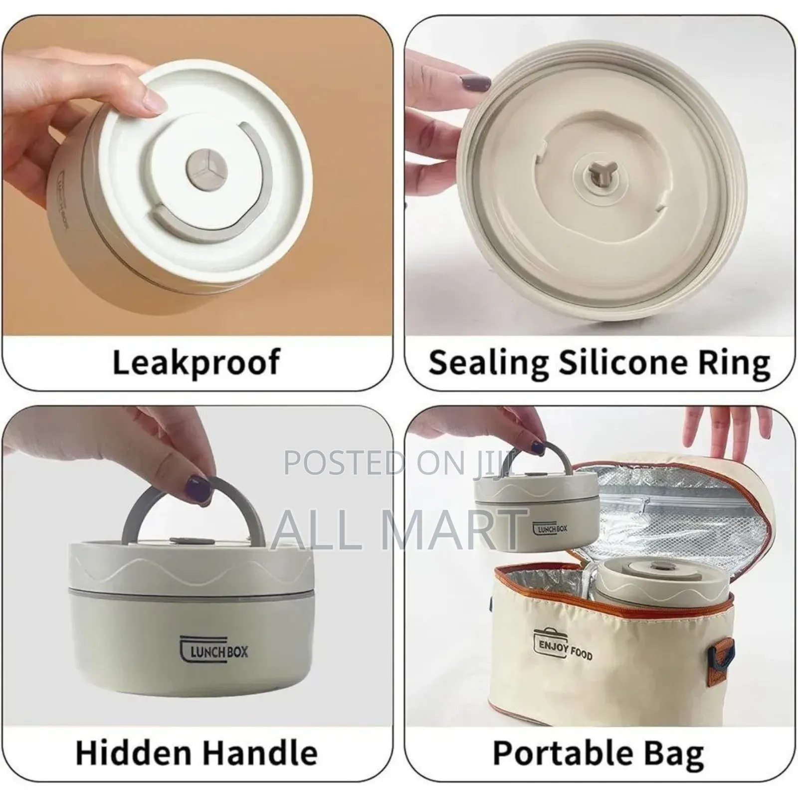 Isolated Lunch Box With Bag