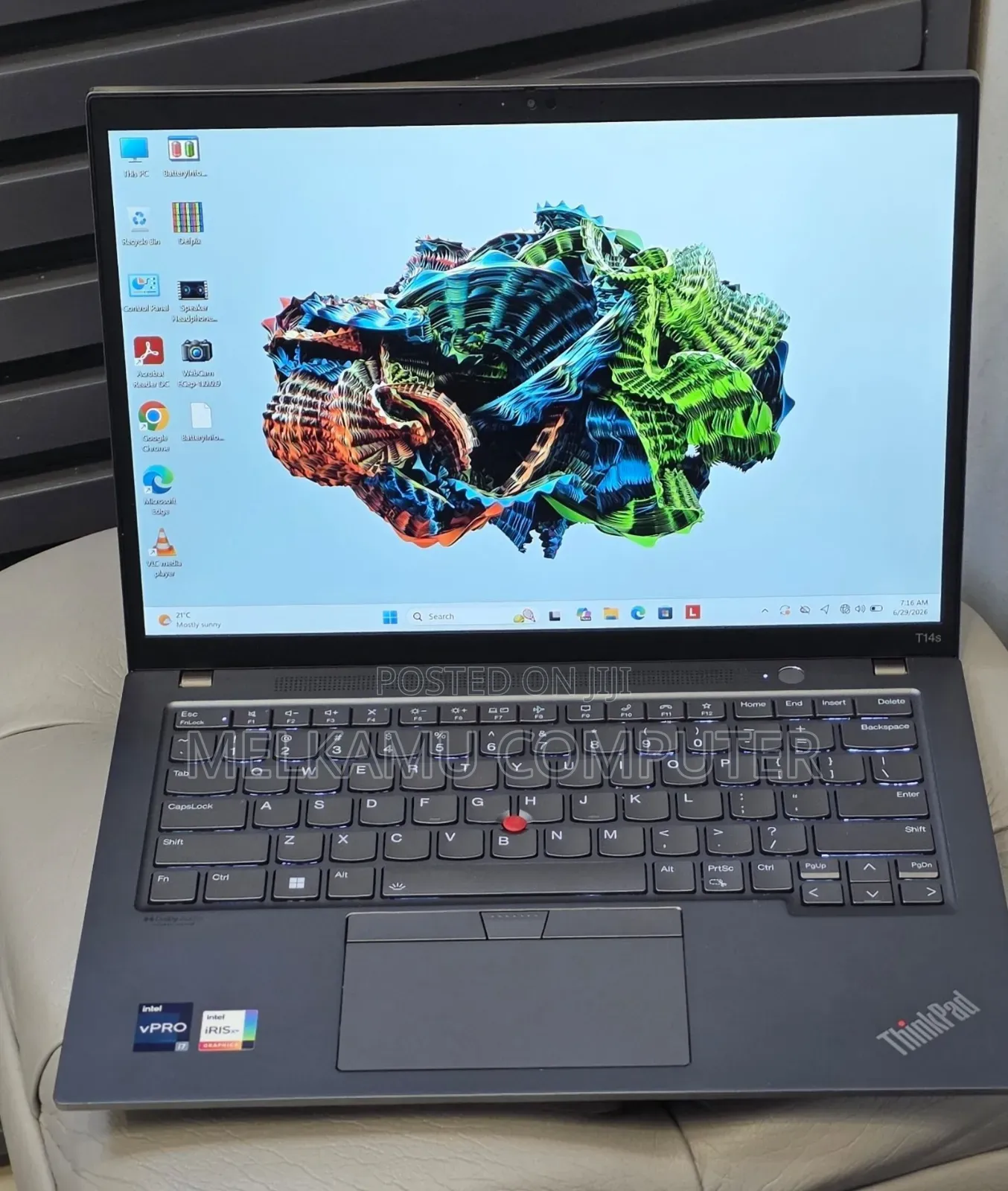 New Laptop Lenovo ThinkPad T14 G3 32GB Intel Core i7 SSD 512GB