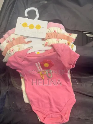 Little Chickadees Brand 5-Pack of Bodysuits for Baby Original From USA