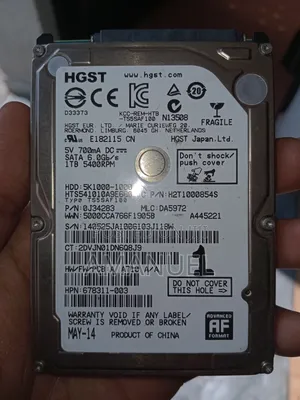 1tb HDD Sata 6.0gb/S, HGST