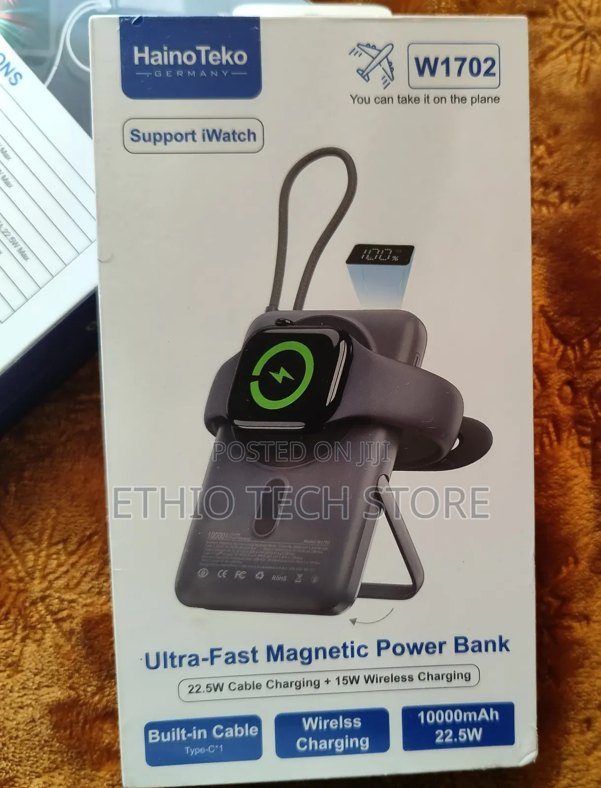 Hainoteko 10000mah Ultra-Fast Magnetic Power Bank