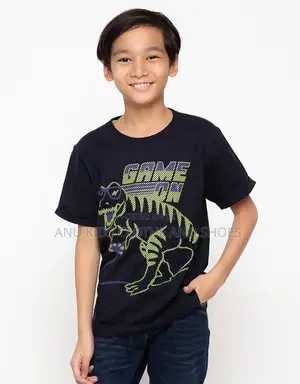 Primark Boys "Game On" Dinosaur T-Shirt