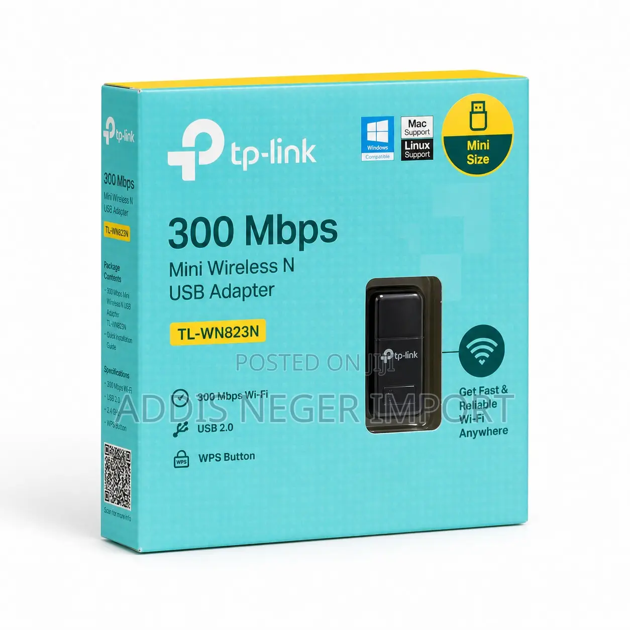 TP-Link TL-WN823N 300 MBPS Mini Wireless N USB Adapter