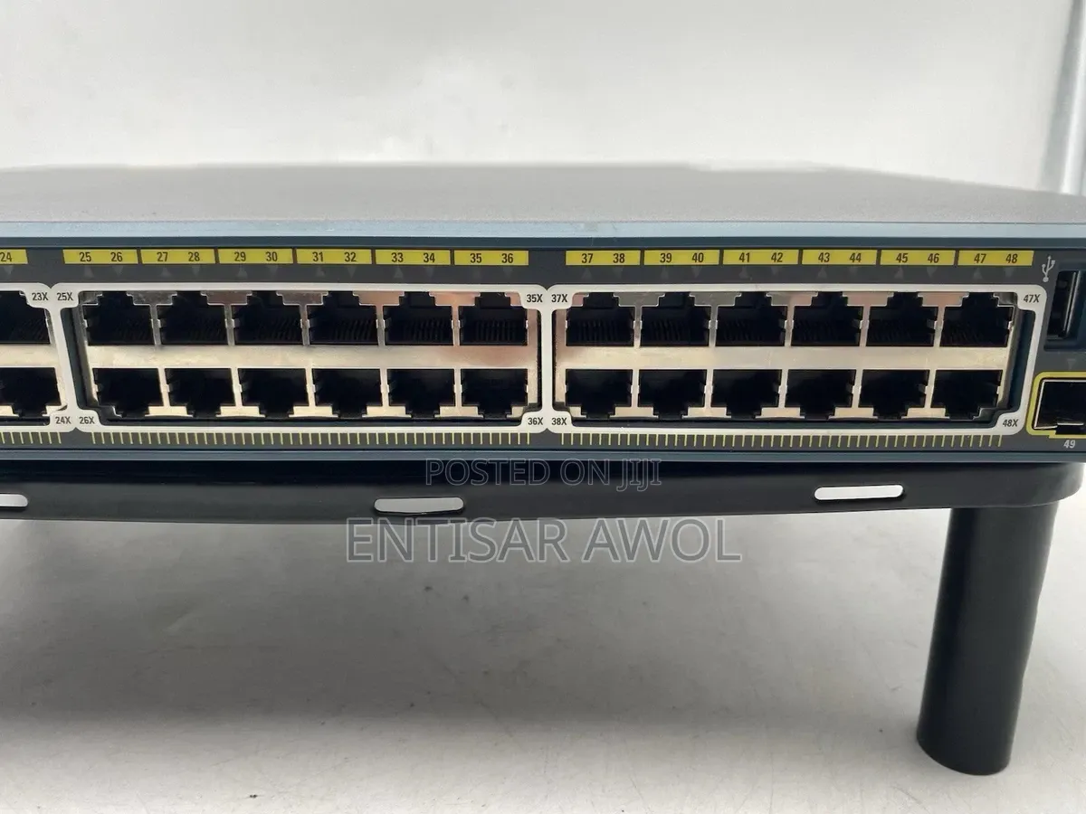 Cisco Catalyst WS-C2960S-48FPS-L 48 Port PoE+ Gigabit Network Switch