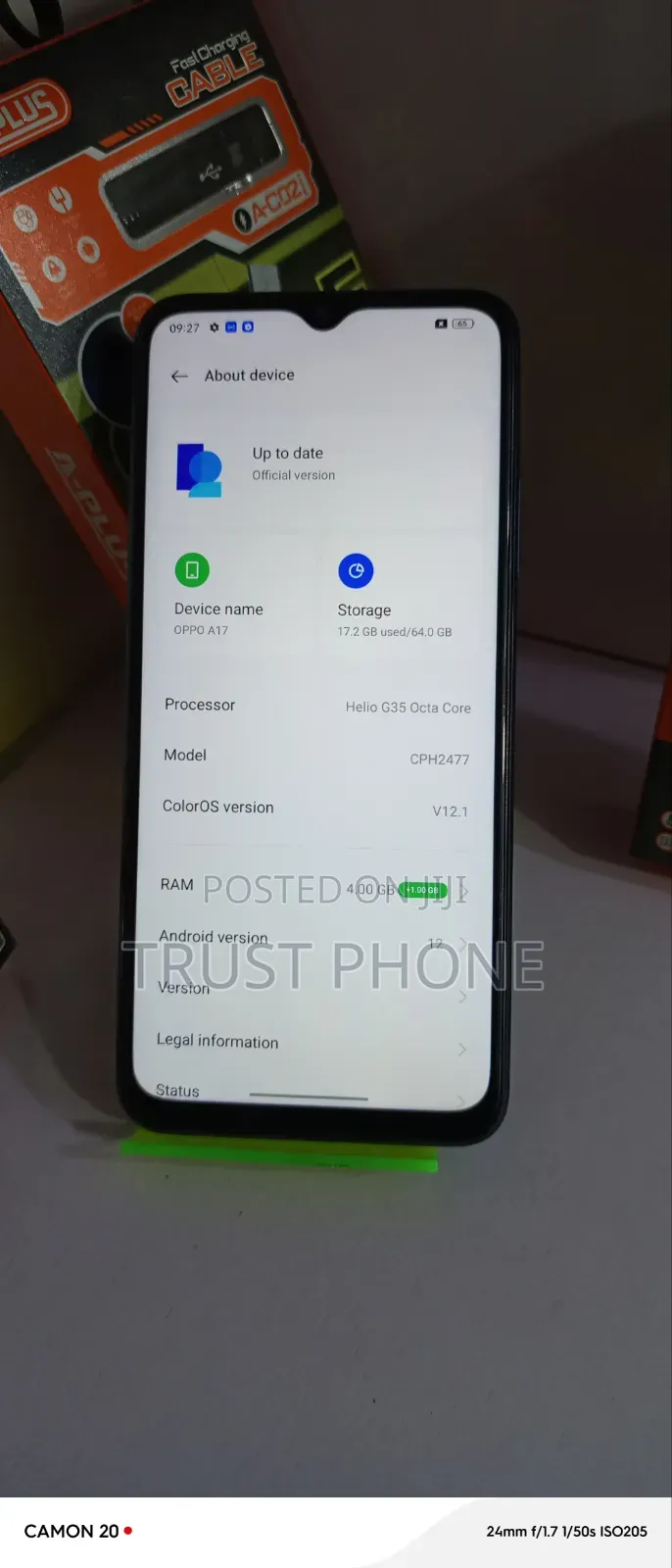 Oppo A17 64 GB Blue