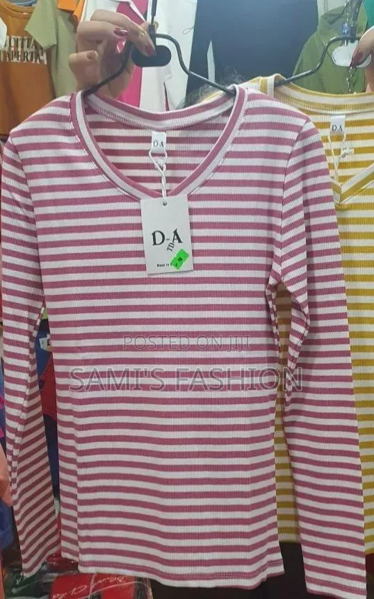 Women Strip Long Sleeve