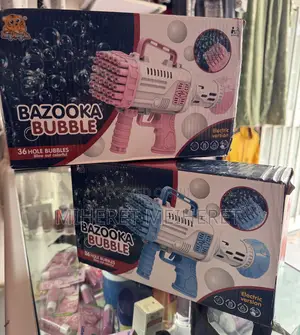 Hole Handheld Bubble Machine, Fun Gatling , One-Button Bubble Produ