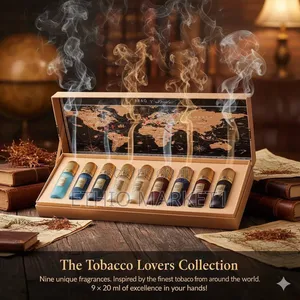 IBRAQ Tobacco Collection Set of 9 X 20ml Extrait De Parfum