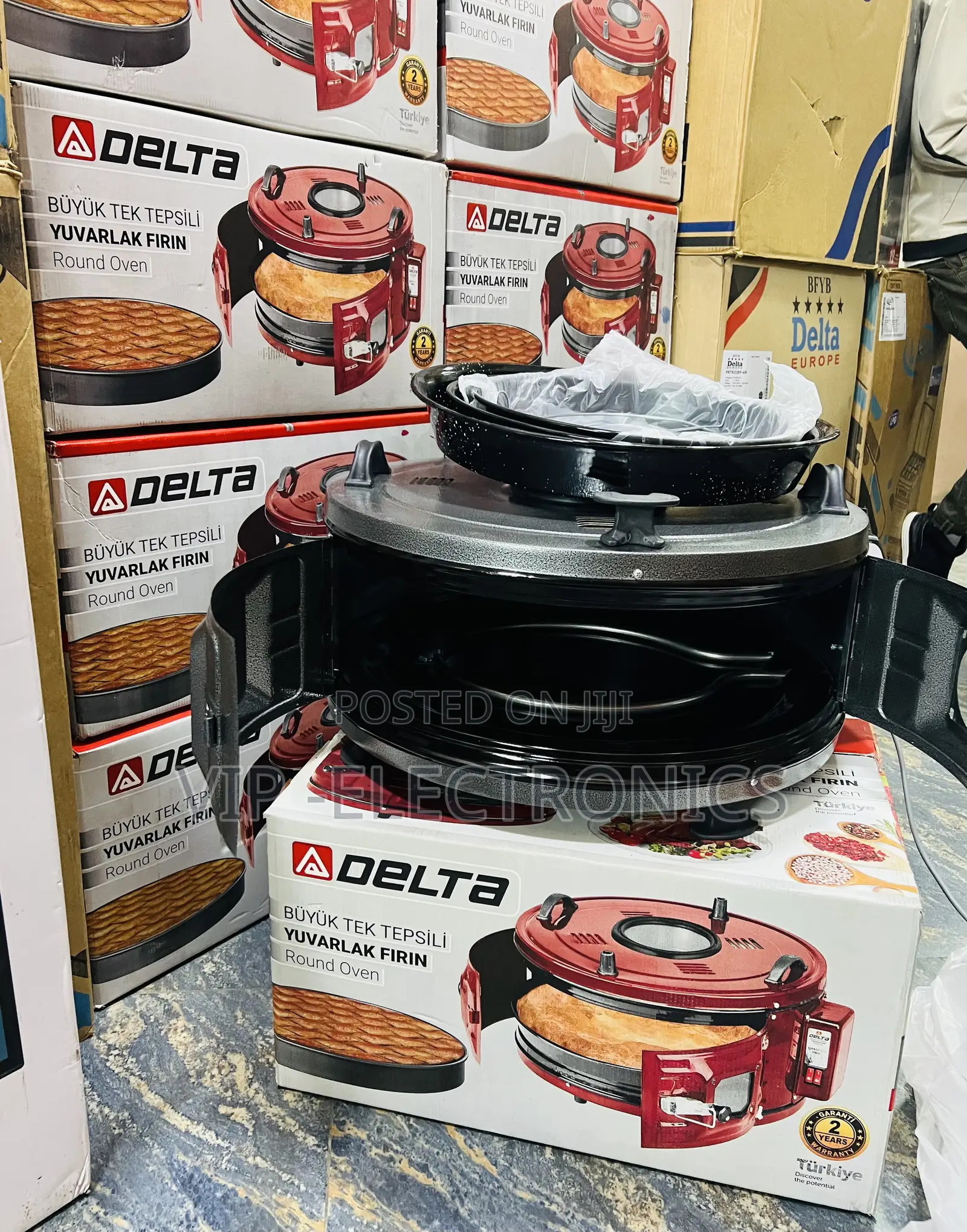 Delta Round Oven (Büyük Tek Tepsili Delta ክብ የዳቦ መጋገሪያ ማሽኖች