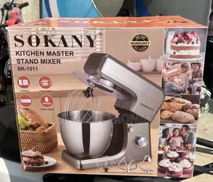 Sokany Kitchen Master Stand Mixer – 8L High-Capacity Food Processor