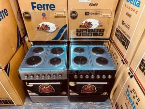 Dalta Free Standing Ovne 60by 60cm 4.electric and 2'elctirci 2'gas