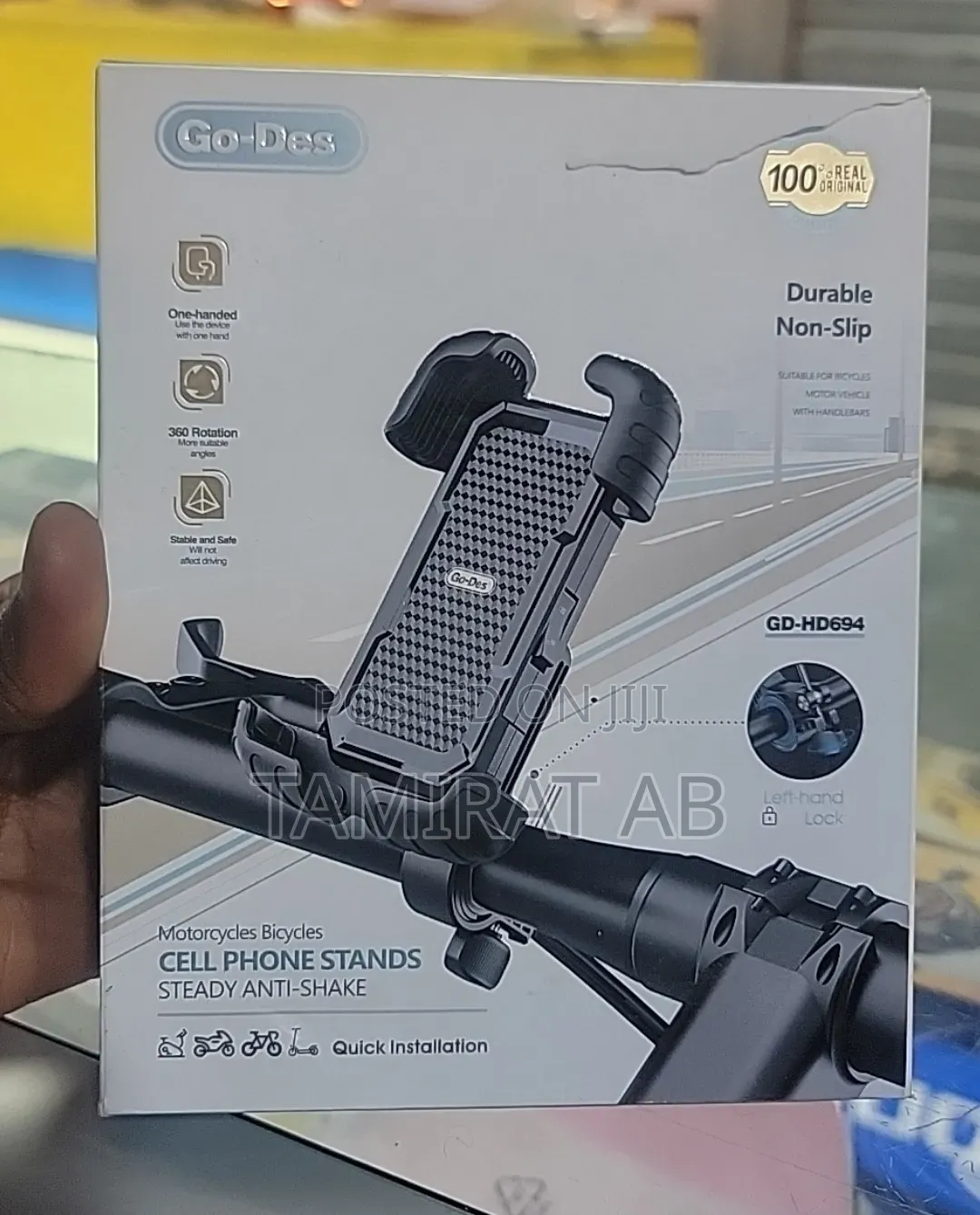 Go-Des GD-HD694 Motorcycle Bicycle Phone Holder