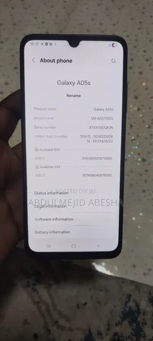 Samsung Galaxy A05s 128 GB Black