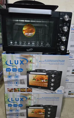 Lux 60L Electric Oven With Hot Plates Made in Turkey/ Free Delivery