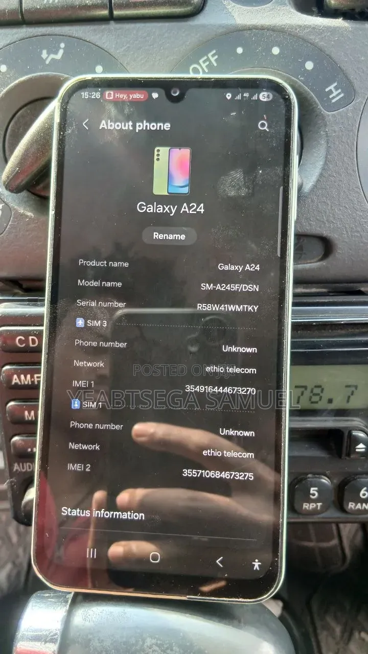 New Samsung Galaxy A24 4G 128 GB Green