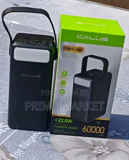 Calus 60,000mah Fast-H60 Power Bank | 22.5w Fast Charge