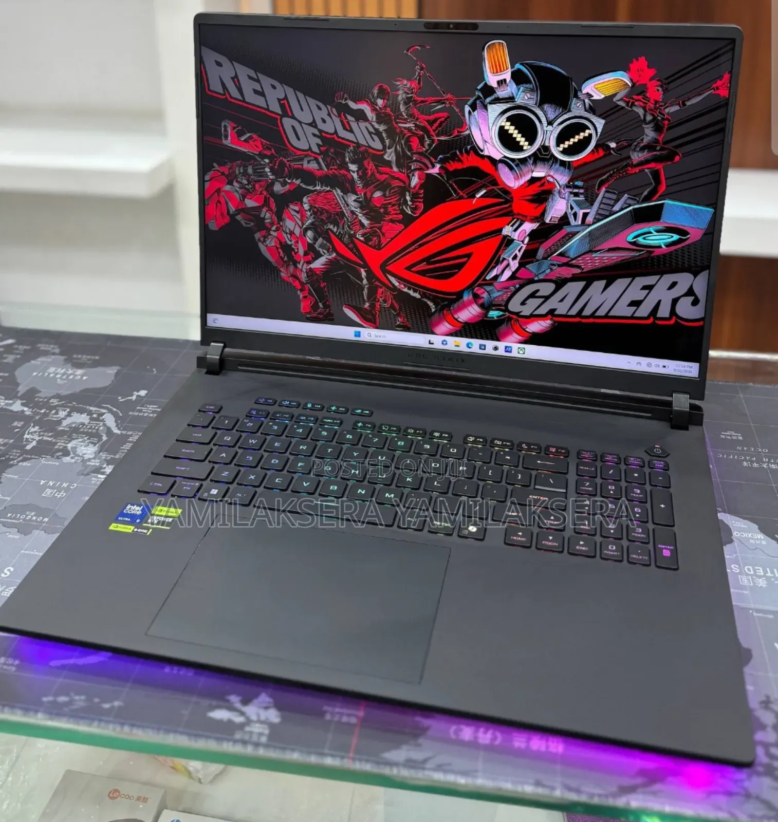 New Laptop Asus ROG Strix SCAR 18 32GB Intel Core i9 SSD 2T