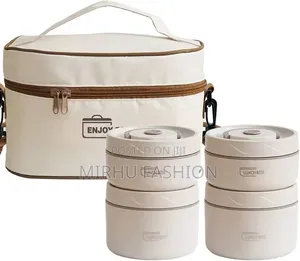 Lunch Box Bag 4 in 1(4 Pieces ) Stainless Steel