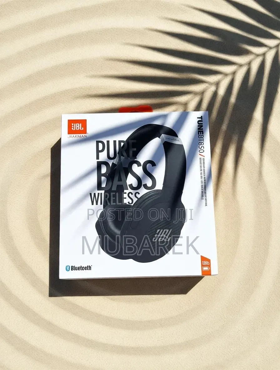 JBL Pure Bass Wireless Headphones Long Lasting Battery Life
