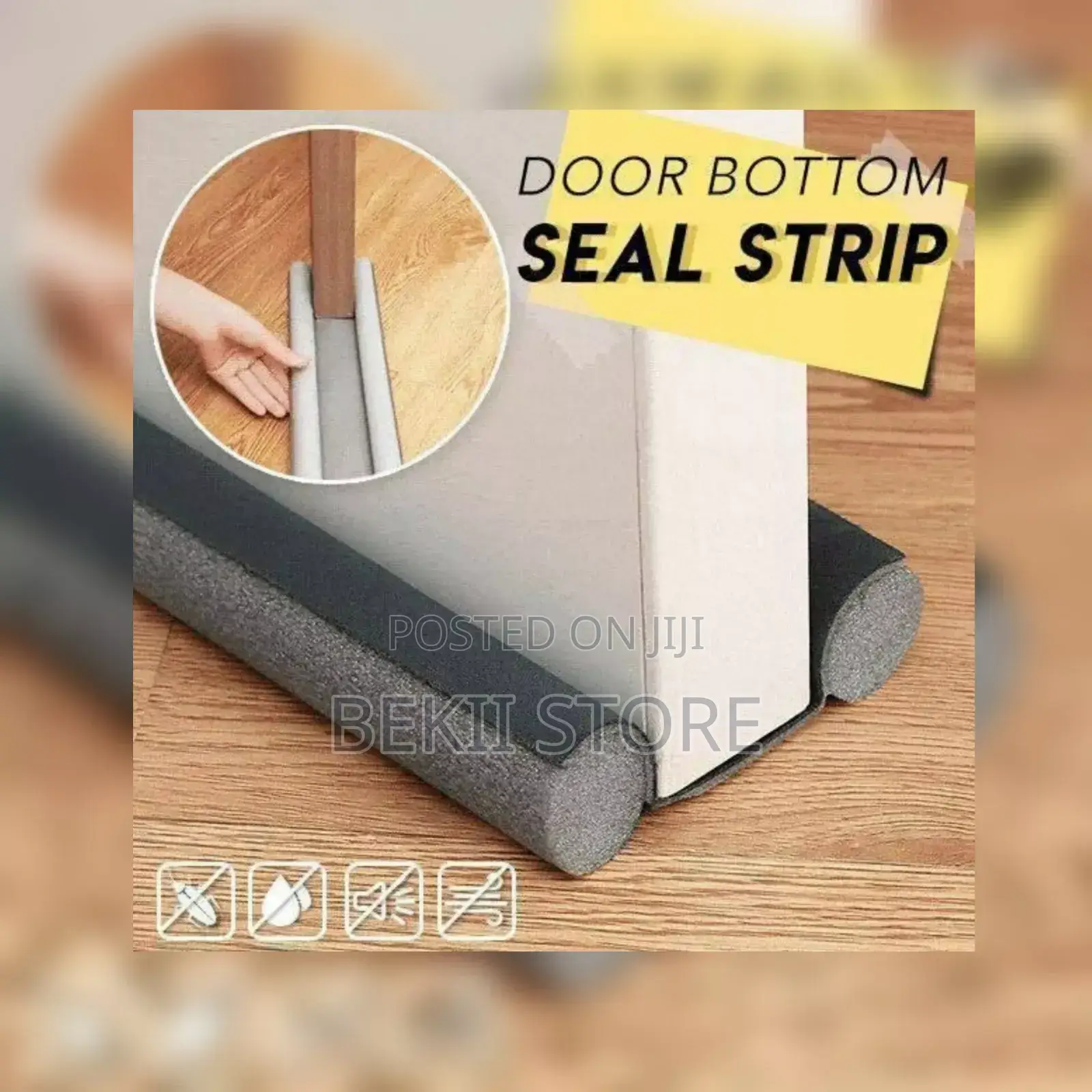 Door Bottom Seal Strip Stopper መታጠብ የሚችል