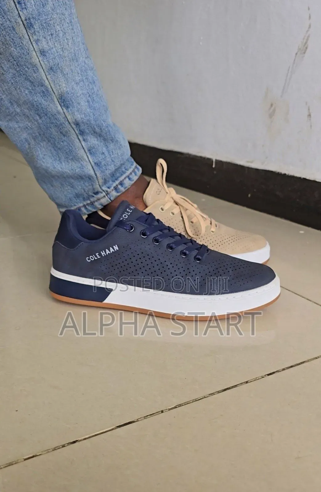 Cole Hnna High Master Quality Flat Lather Shoes for Man's
