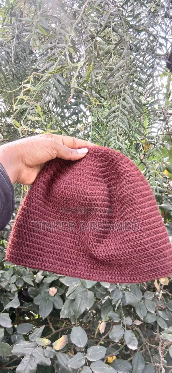 2 Crochet ኮፍያ