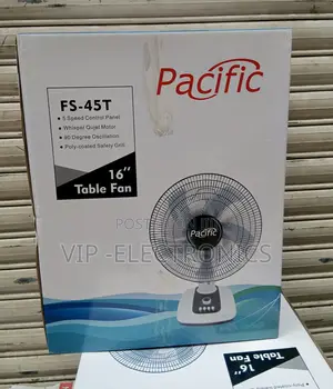 Pacific 16-Inch Table Fan, Designed for Powerful