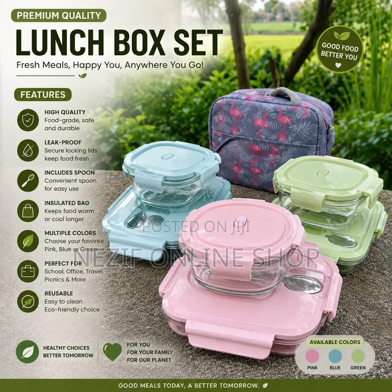 Kid's Premium Insulated Lunch Box Set