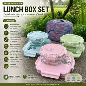 Kid's Premium Insulated Lunch Box Set
