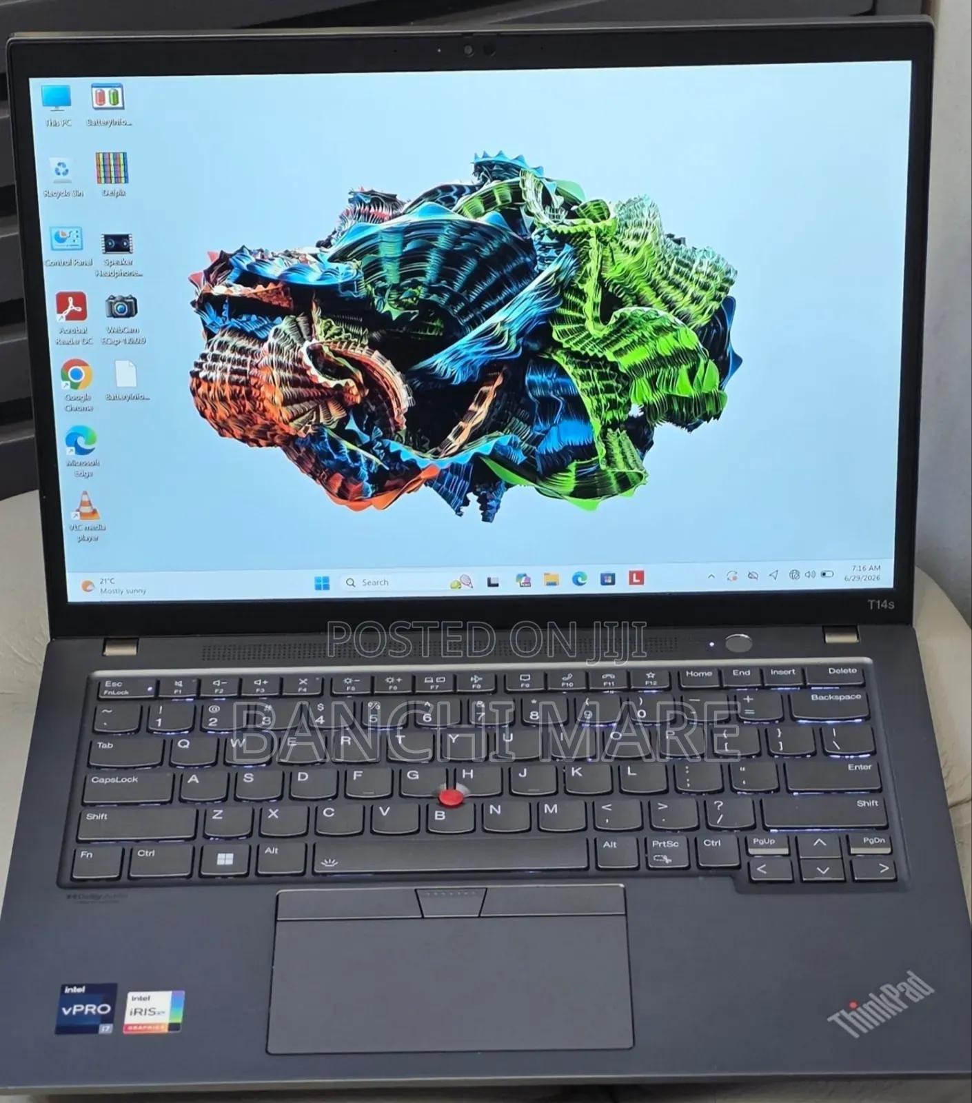 New Laptop Lenovo ThinkPad T14s Gen 2 32GB Intel Core i7 SSD 512GB