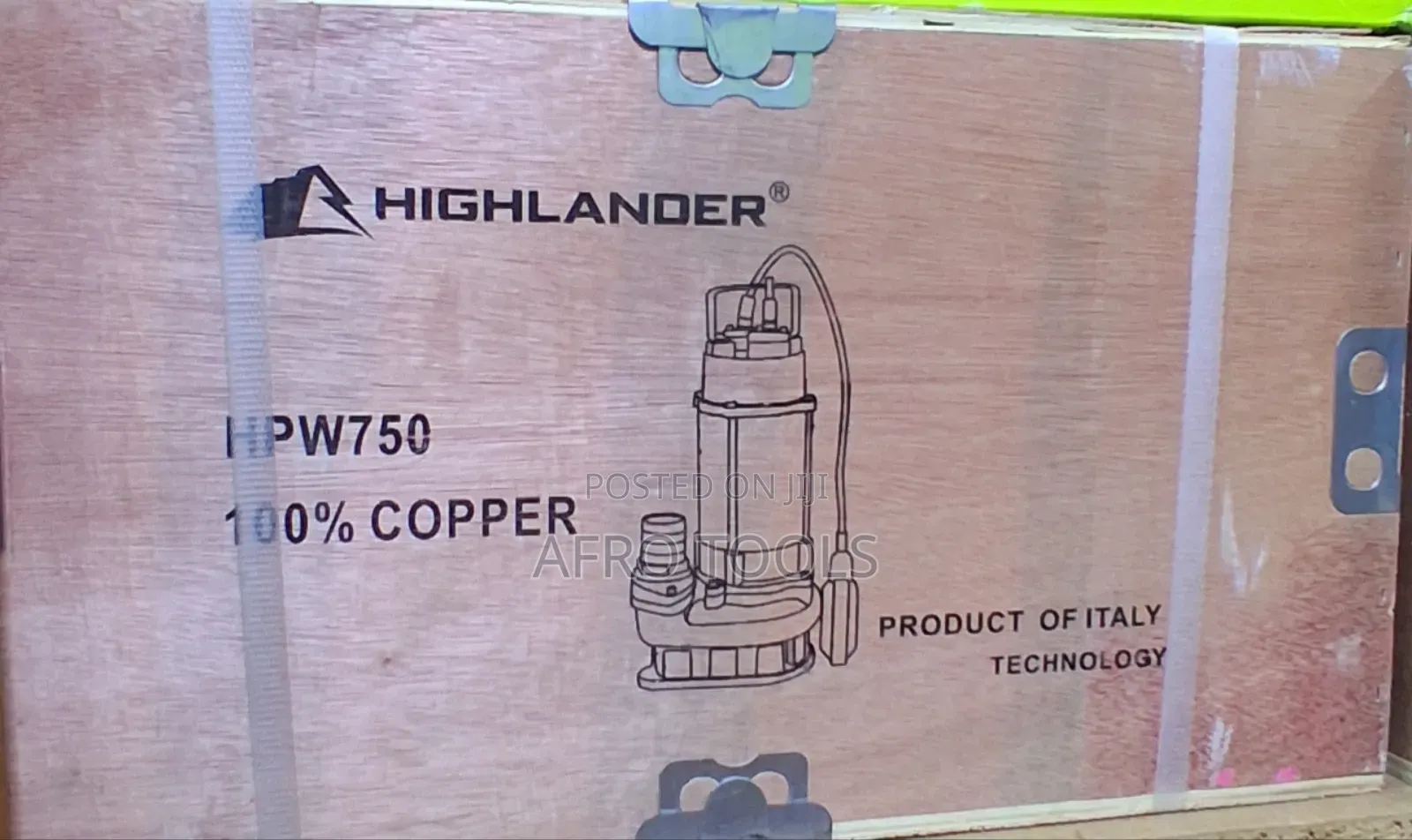 Higglander 1HP Sewage Pump የቆሻሻ ፓንፕ
