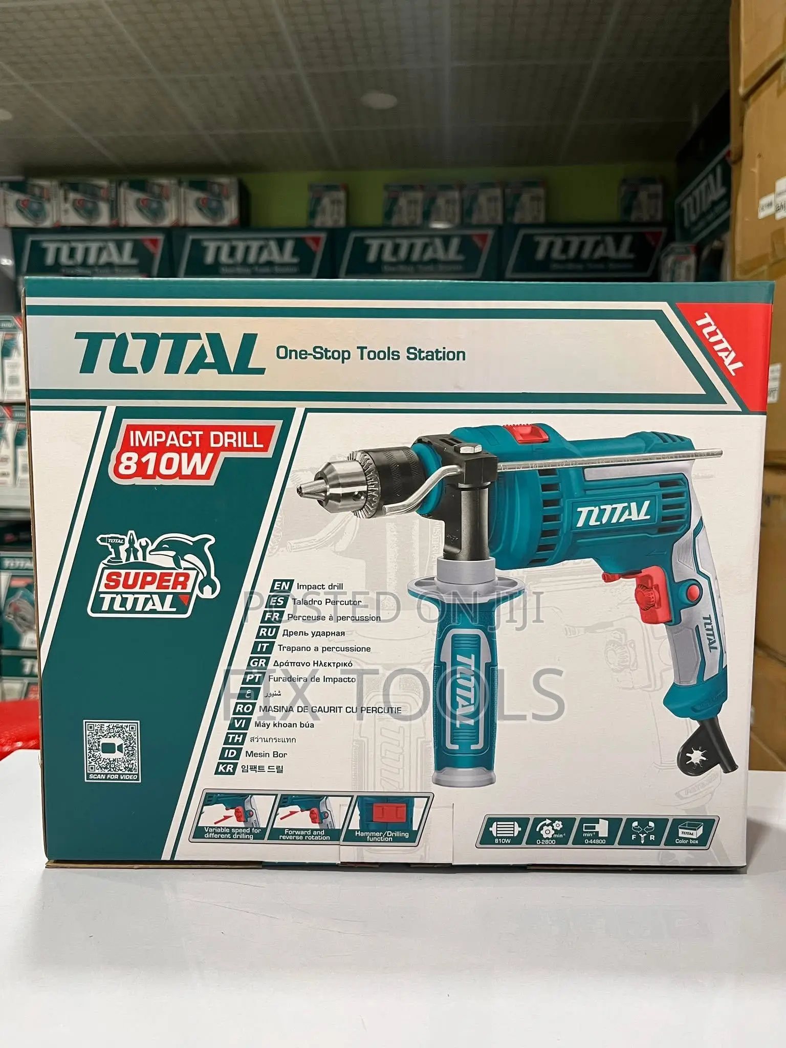 Total 810 Watt Impact Drill