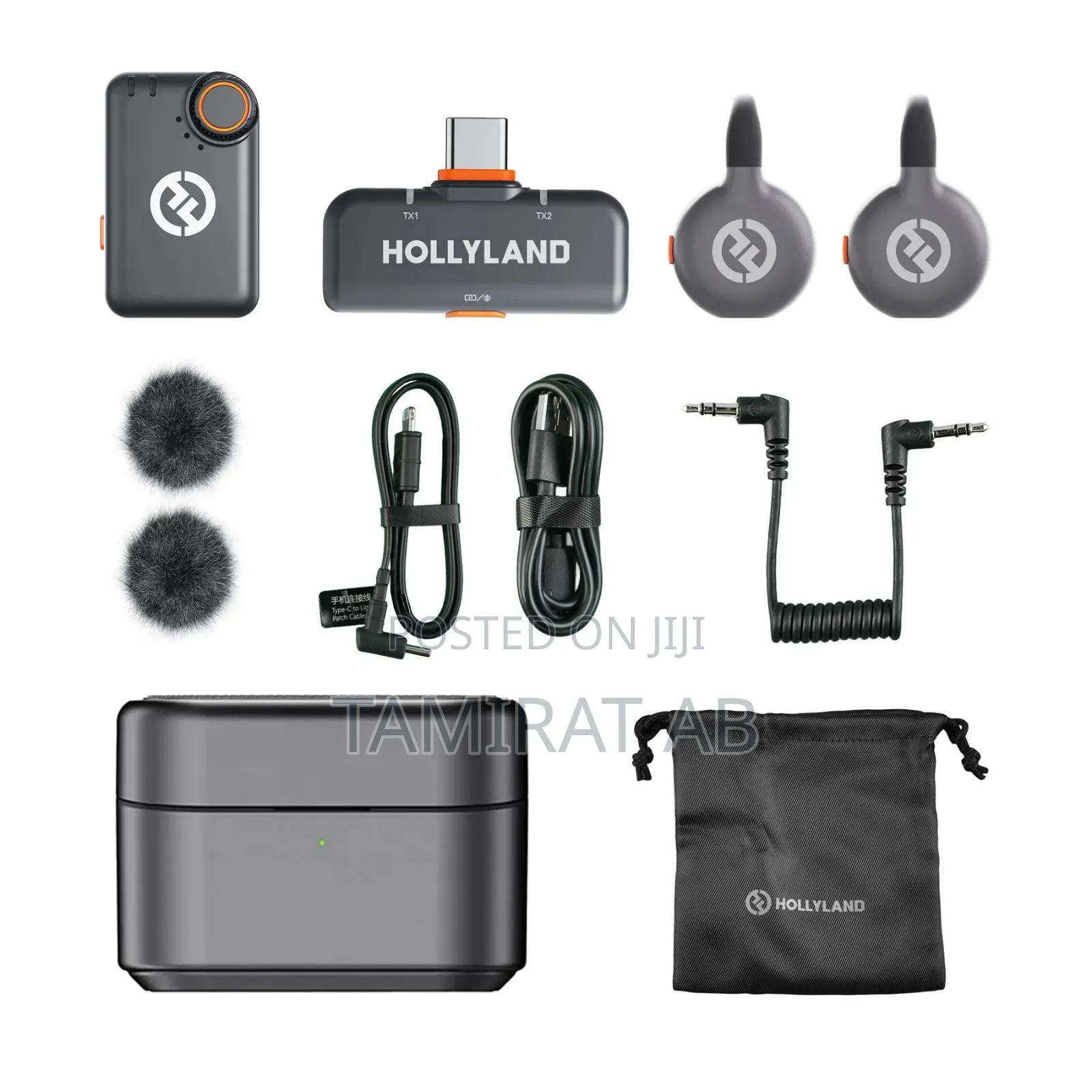 Hollyland Lark M2s Combo (Camera Rx+USB-C Rx) Wireless Microphone