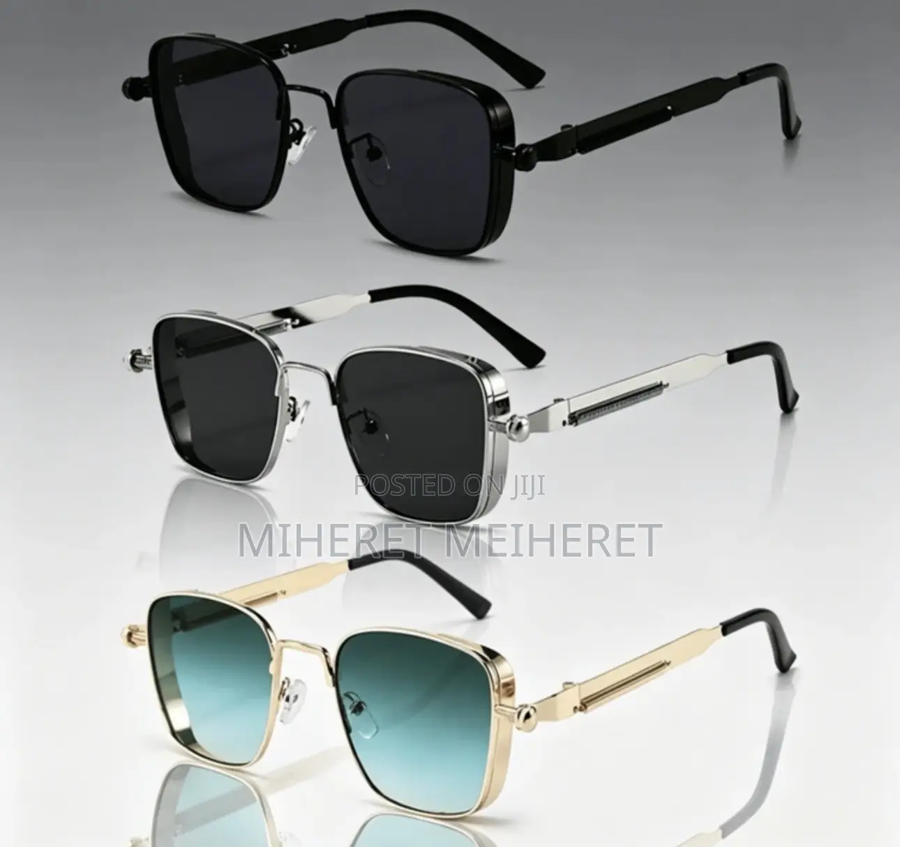 Fashionable New Metal Frame Glasses Suitable for Outdoor Travel