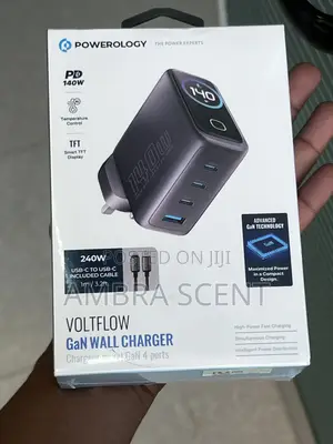Powerology VoltFlow 140W GaN Wall Charger