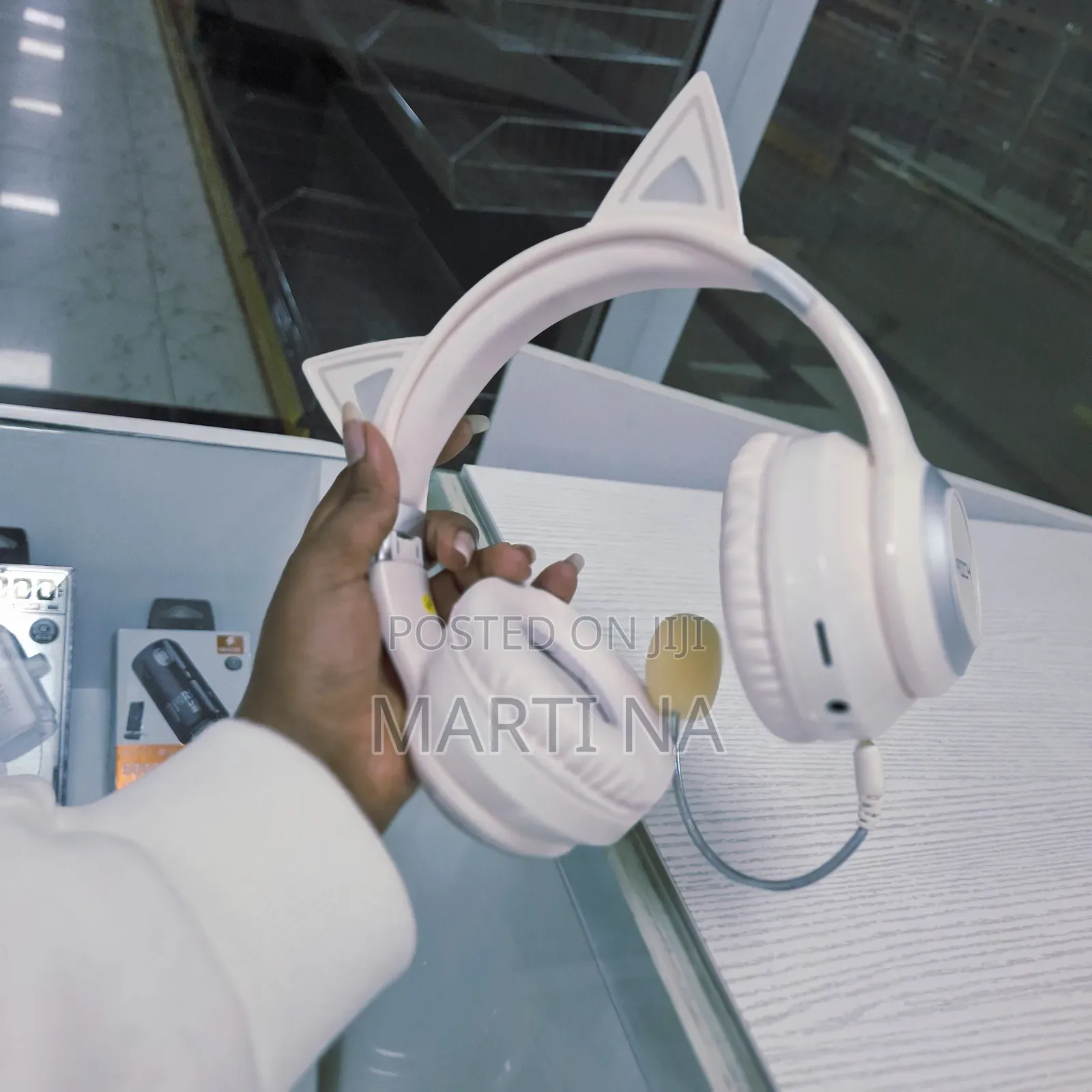 ​Original Rock Cat-Ear Bluetooth Learning Headphone With Mic