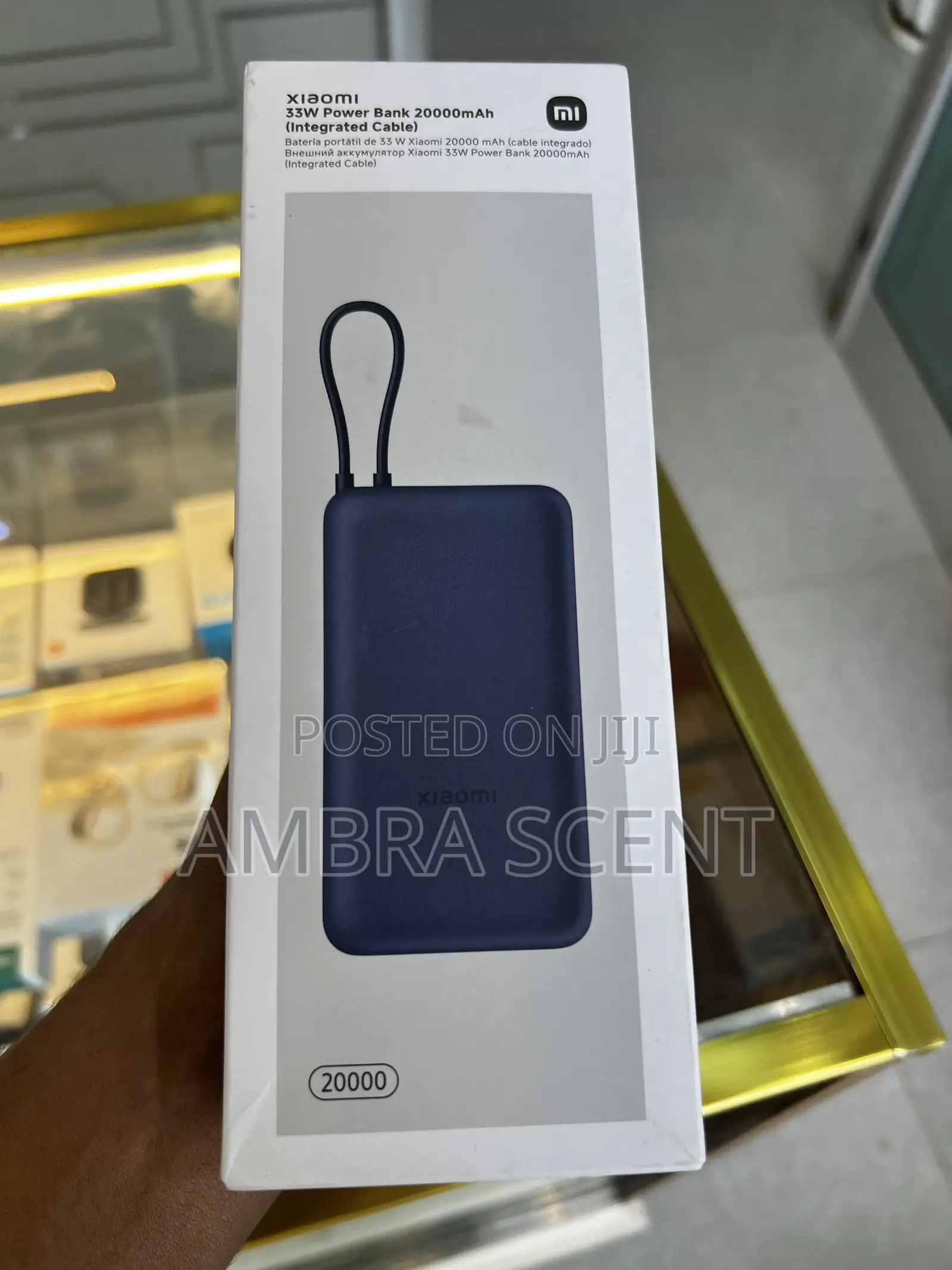 Xiaomi 33W Power Bank 20000mAh With Integrated Type-C Cable