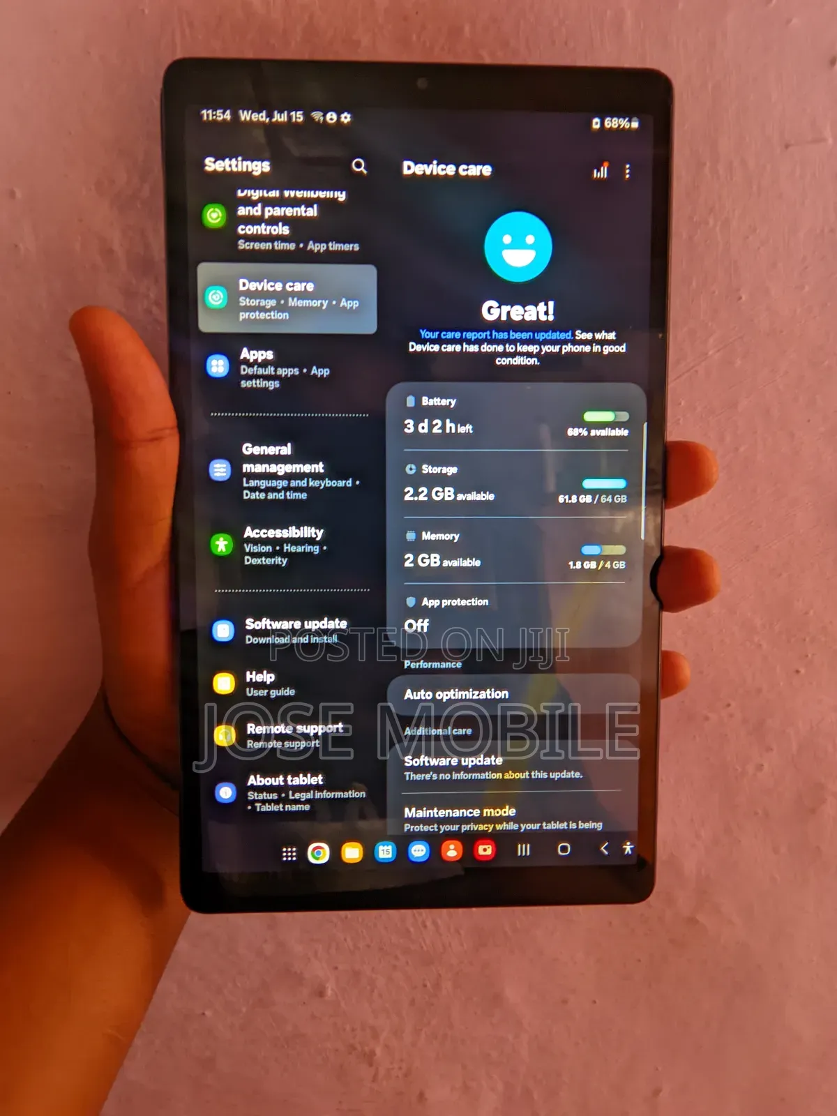 Samsung Galaxy Tab A7 Lite 64 GB Silver