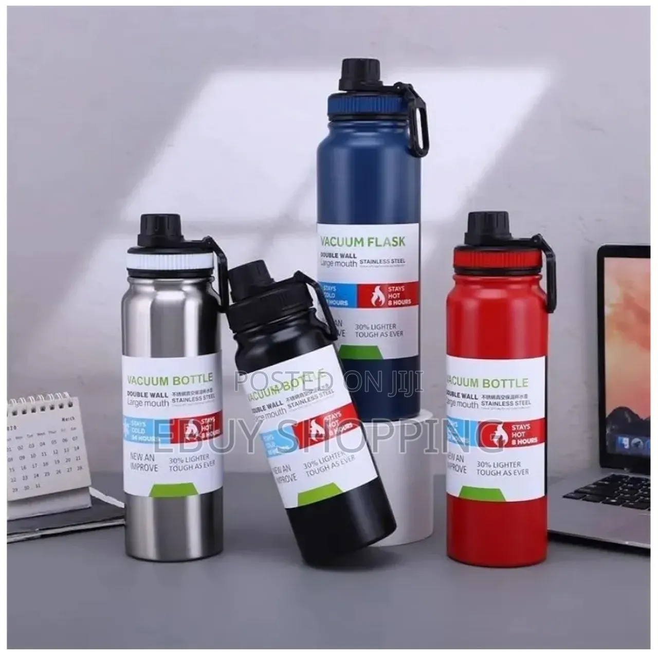 Modern Matte Finish Water Bottle With Removable Tea Filter