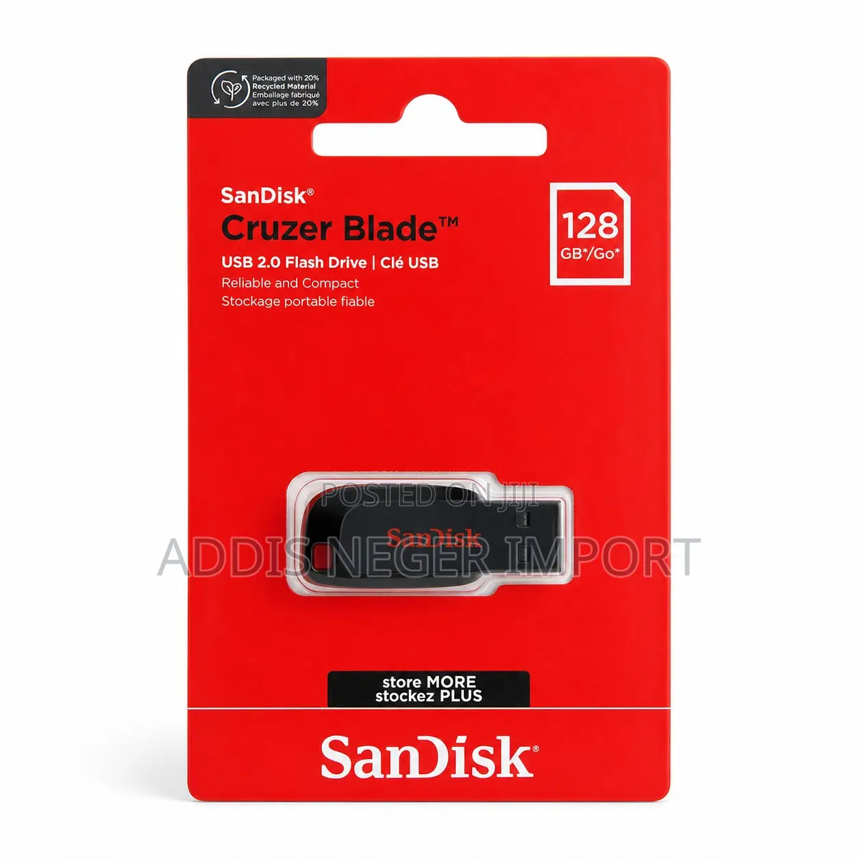 SanDisk Cruzer Blade 128GB USB 2.0 Flash Drive