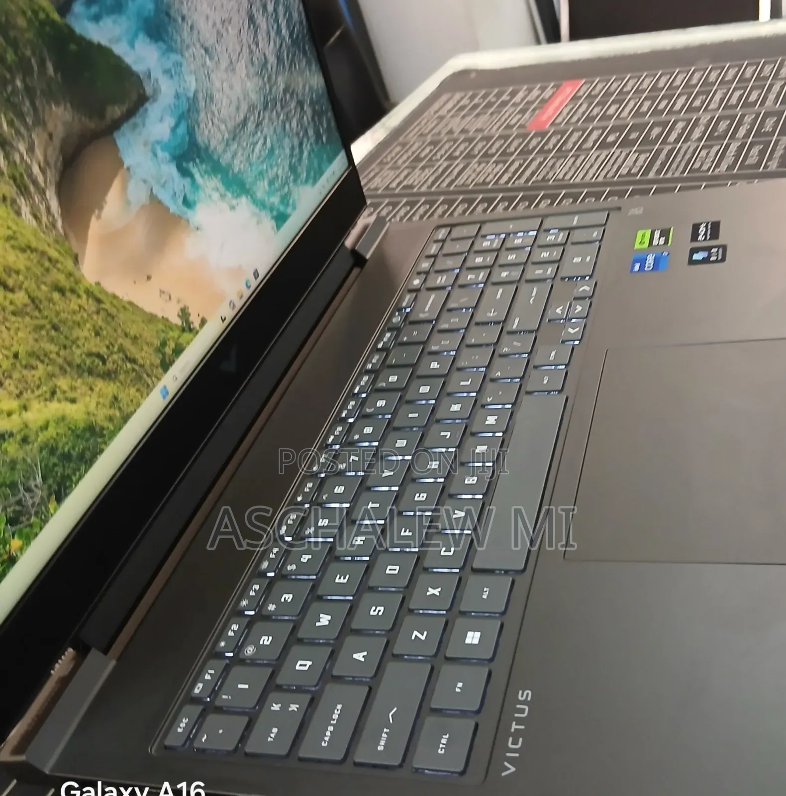 New Laptop HP Victus 16 16GB Intel Core i7 SSD 1T