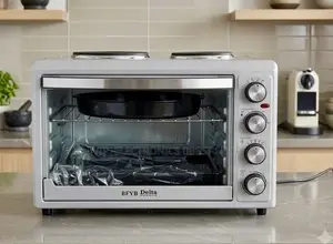 Delta Mini Oven 48L 2-in-1 WTH Double Hot Plates Multi-Function Cooker