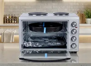 Delta Mini Oven 48L 2-in-1 WTH Double Hot Plates Multi-Function Cooker