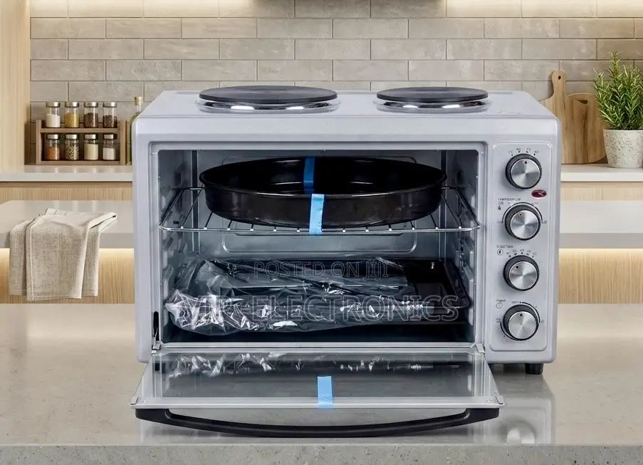 Delta Mini Oven 48L 2-in-1 WTH Double Hot Plates Multi-Function Cooker