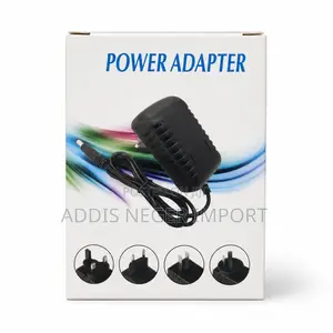 Generic European Plug AC/DC Power Adapter With Barrel Connector