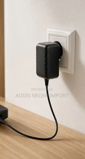 Generic European Plug AC/DC Power Adapter With Barrel Connector